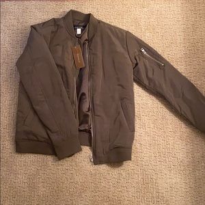 Olive Green Bomber Jacket